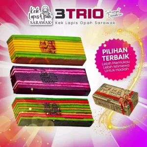 3-KLOS - TRIO 3 COMBO Kek Lapis Opah Sarawak