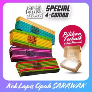4-KLOS - SPECIAL 4 COMBO Kek Lapis Opah Sarawak